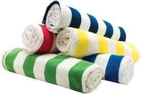 Serviettes de piscine / serviettes de plage Cabana Stripe en coton 100% 36x72 pouces séchage rapide en gros à prix de gros par Avior - Product Image 2