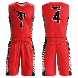Uniformes de basket-ball en jersey 100% polyester respirant, sur mesure, de haute qualité, en gros, taille plus, sublimation - Product Image 4