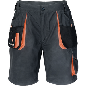 TERRATREND Men's Workwear Shorts Size 50 Dark Grey/<b>Black</b>/Orange - Product Image 3