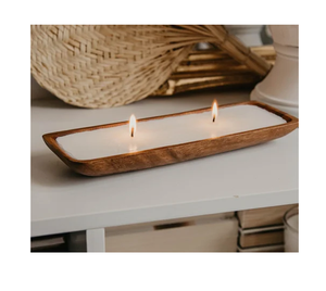 Tazón de vela de masa de madera Decoración del hogar Rústico hecho a mano Tazón de vela de madera Fabricación Precio más bajo - Product Image 4