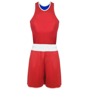 Fabricación profesional Uniforme de boxeo cómodo 100% Poliéster Nuevo diseño Uniforme de boxeo Bajo MOQ - Product Image 1