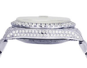 นาฬิกาสุดหรูสำหรับผู้ชายรุ่นลิมิเต็ด VVS Moissanite หน้าปัดโรมันประดับเพชรแบบญี่ปุ่นอัตโนมัติเคลื่อนไหวสไตล์ฮิปฮอปไอซ์ - Product Image 5