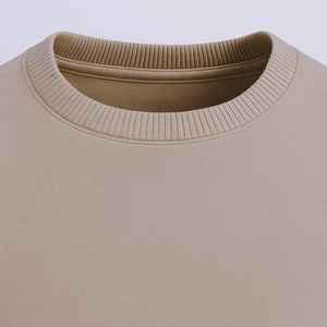 เสื้อสเวตเตอร์คอกลมแขนยาวพิมพ์ลายสำหรับผู้ชายเข้ารูปสีน้ำตาลใส่สบายสำหรับฤดูหนาว - Product Image 4