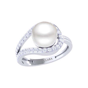 Compre Anillos de Plata de Ley 925 con Perlas para Mujer - Product Image 1