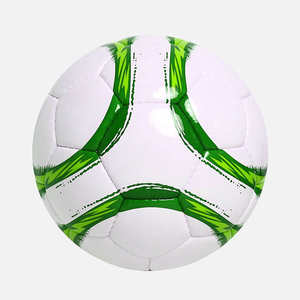 Balón de Fútbol de Cuero PU Personalizado de la Mejor Calidad, Diseño de Máquina Pakistaní, Balón de Fútbol de Cuero con Diseño Personalizado - Product Image 1