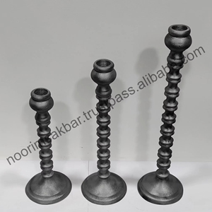 Portavelas de aluminio clásico elegante personalizable hecho a mano con diseño de bola con impresión de logotipo personalizado para decoración del hogar y Navidad - Product Image 2