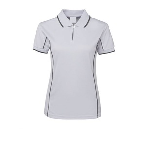 100% pur coton vente en gros usine blanc à manches courtes doux multicolore Logo personnalisé polos pour femmes fournisseur de BD - Product Image 4