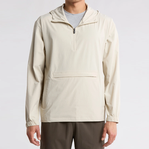 เสื้อฮู้ดกันลมแบบลำลองสำหรับผู้ชายเสื้อมีฮู้ดแบบมีซิปสามกระเป๋าดีไซน์ลายตัวอักษรทรงหลวมฉลากตามสั่งสำหรับฤดูใบไม้ร่วง - Product Image 4