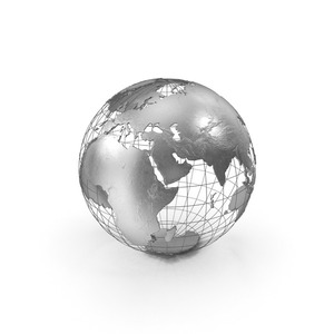 Globo terráqueo de estilo Art Deco moderno, globo terráqueo de escritorio de Metal decorativo de diseño único para decoraciones escolares y de oficina en casa - Product Image 3