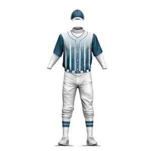 Uniforme de Béisbol Personalizable de Talla Grande, Transpirable y de Secado Rápido, Nuevo Diseño y Alta Calidad, Venta al Por Mayor - Product Image 1