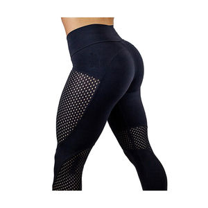 Top Selling <b>Women's</b> High Waist Fitness <b>Leggings</b> 100% Cotton Knitted Breathable for Yoga Printed Logo Design Winter - Product Image 1