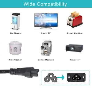 Câble d'alimentation 16A 250V Prise Schuko vers connecteur C5 Câble <span class=keywords><strong>secteur</strong></span> pour ordinateurs portables Moniteurs Équipements de bureau et installations électriques - Product Image 3