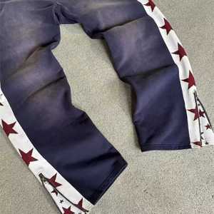 Fabricants de vêtements de rue conception personnalisée pantalon de survêtement évasé décontracté bas fermeture éclair style Slim Fit pantalon de survêtement évasé décontracté - Product Image 5