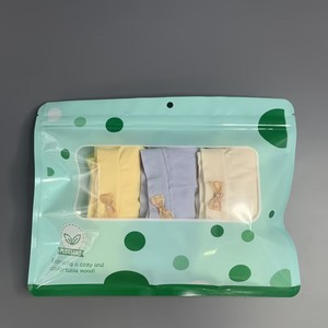 New Title Resealable Zipper <b>Packaging</b> <b>Bags</b> for Clothing Waterproof Durable EVA Plastic Frosted Macaron Color Printed - Product Image 6