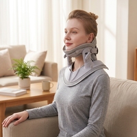 Collier de traction cervicale réglable et confortable pour le traitement des douleurs au cou, breveté aux États-Unis, conforme aux normes CE et RoHS, pour les soins médicaux et les soins aux personnes âgées