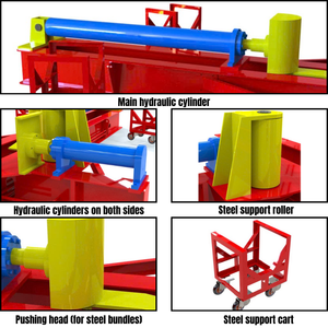 Usine directe CHIHO 40 tonnes de faisceaux de barres en acier inoxydable Rebar Machine à cintrer semi-automatique haute sécurité nouvel état meilleur - Product Image 3