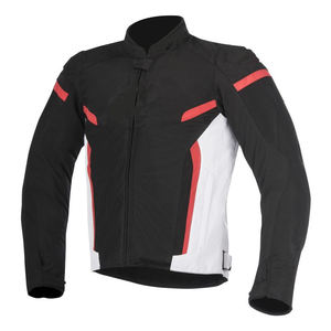 Veste de moto de course automobile avec protection d'armure, col montant, capuche, style vintage pour hommes - Product Image 1