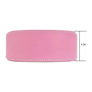 MEJOR Cinturón de levantamiento de pesas de doble punta de cuero genuino para hombres Cinturón de potencia de doble punta de cuero blanco Gimnasio Culturismo 4 pulgadas 10 MM - Product Image 5