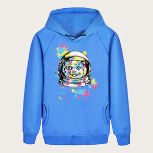 Sudadera con capucha de lana de algodón 100%, ropa de calle personalizada, sudadera con patrón sólido, estampado de transferencia de calor, cuello con capucha de invierno - Product Image 4