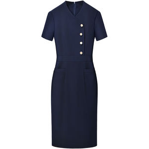 ผลิตเสื้อผ้าทำงานอุตสาหกรรมตามสั่งอย่างมืออาชีพ ชุดยูนิฟอร์มนักบินสายการบิน ผ้าโพลีเอสเตอร์ 100% ทันสมัย ใส่ได้ทั้งชายและหญิง - Product Image 6