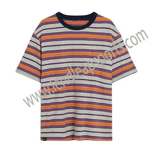 Regular Fit Baggy Camisetas 100% Algodón Tejido Transpirable Secado rápido Cuello redondo Venta al por mayor Barato - Product Image 6
