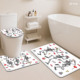 Ensemble de tapis de salle de bain imprimés sur mesure pour salle de bain, rideau de douche antidérapant, tapis de bain - Product Image 3