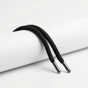 Custom Logo Coated 3 Strand Twisted Drawcord | Eco-Friendly Waterproof High Tenacity Braided 100% Polyester Modern Garment Shoes - Product Image 2