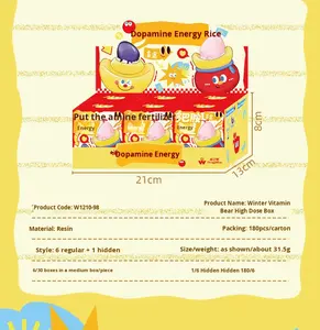 <span class=keywords><strong>Figuras</strong></span> de Resina con Hormonas de Bienestar, Caja Sorpresa, Juguetes al por Mayor, Decoración Creativa para Oficina, Adorno, Regalo para Niñas, 6 Estilos - Product Image 2