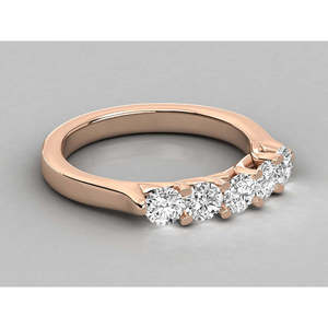 Bague solitaire en or 10 carats pour femmes, diamant cultivé en laboratoire - Product Image 1