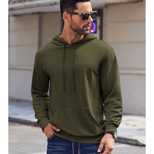 Personalizado Top Seller logotipo personalizado en blanco al por mayor sudaderas con capucha peso canguro bolsillo invierno algodón orgánico Hip Hop pulóver Sudadera con capucha - Product Image 2