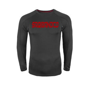 Unisex Long Sleeve Quick Dry Stretch Compression <b>Rash</b> <b>Guard</b> Shirts for <b>BJJ</b> MMA Wrestling - Product Image 2