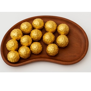 Bandeja DE SERVICIO DE METAL decorativa sofisticada para bodas y Diwali Fusión perfecta de belleza y utilidad para chocolates - Product Image 1