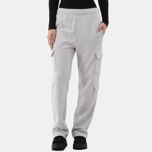 Pantalones Deportivos de Felpa para Mujer, Personalizados, Transpirables, de Corte Holgado, con Cintura Ajustable con Cordón y Diseño de Múltiples Bolsillos - Servicio OEM, Venta al Por Mayor - Product Image 3