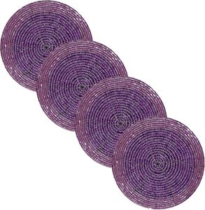 Latest Design Solid Color <b>Table</b> <b>Coaster</b> for Wedding Birthday Parties Banquets Decoration Beaded <b>Table</b> <b>Coaster</b> - Product Image 3