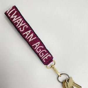 Sangles à perles, sangle de sac transparente, accessoires pour sac à main de stade, accessoires pour sac à main de collège avec personnalisation Stadium Gear, Once an Aggie always an Aggie - Product Image 1