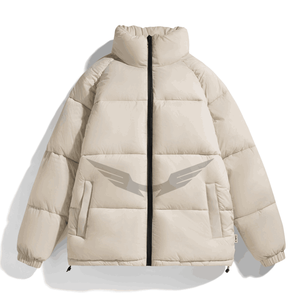 Manteau à bulles de printemps pour hommes personnalisé OEM veste de canard à capuche en tissu de laine d'hiver manteau bouffant bicolore coupe-vent brillant - Product Image 1