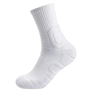 Professional Practical Quilted Basketball <b>Mens</b> athletic <b>socks</b> Custom Cushioned Running Solid Color Thick Cotton <b>Sport</b> <b>Socks</b> - Product Image 5