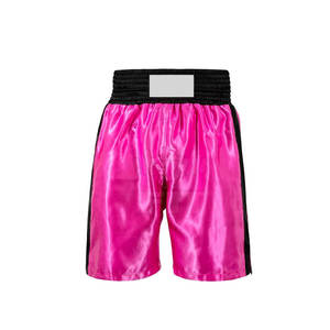 Pantalones cortos de boxeo de diseño personalizado para hombre, ropa deportiva personalizable para entrenamiento de artes marciales, bajo MOQ, servicio OEM disponible - Product Image 1