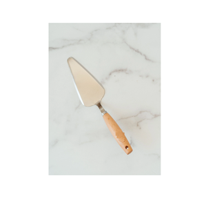 Ensemble de couteau à gâteau et serveur en acier pour la maison de luxe outils à gâteau avec manche en bois décoration/manche en bois avec vente - Product Image 4