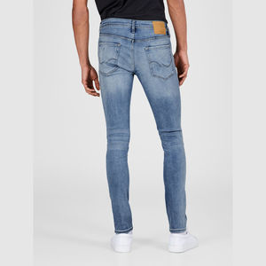 Men <b>Jeans</b> Pants Men Straight <b>Jeans</b> Stylish Denim <b>Jeans</b> Men <b>Street</b> Wear White Fitting Washed Fit Stretch Pent in <b>Low</b> Price - Product Image 3