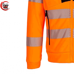 Sudadera de Seguridad de Manga Larga con Estampado Reflectante 3M, Transpirable, Impermeable, con Certificación CE, Ropa de Trabajo para Hombre - Product Image 3