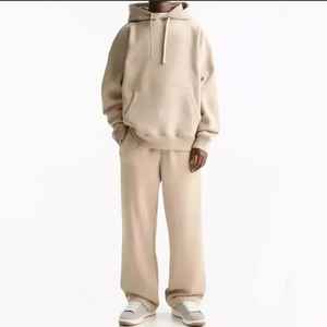 Vente flash : Survêtement d'hiver personnalisé à capuche pour homme, 100% coton, respirant, léger, décontracté, tendance, taille adulte - Product Image 1