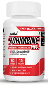 Yohimbin HCL 10mg - 60 Capsules Supports weight loss