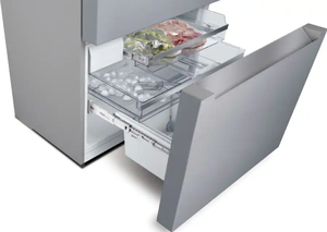 แฟลชเซลส์ บอช 800 ซีรีส์ 36 นิ้ว 20.5 คิว ตู้เย็นอัจฉริยะแบบฝรั่งเศส ประตูแบบฝรั่งเศส ติดตั้งใต้เคาน์เตอร์ ความลึกมาตรฐาน สำหรับใช้ในบ้านและรถบ้าน - Product Image 3