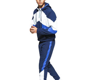 Ensemble de survêtement pour homme, coupe-vent, jogging, respirant, fermeture éclair, 100% polyester, coupe-vent de haute qualité, taille plus - Product Image 6