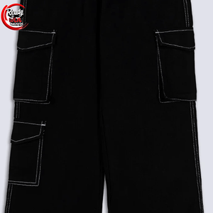 Rock the retro look con estos pantalones de mezclilla de cintura alta para damas/Jeans Cargo Jeans para mujeres - Product Image 4