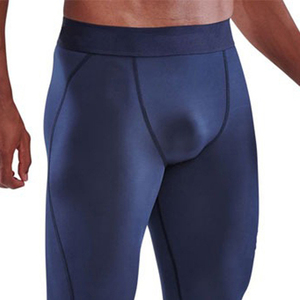 Legging de compression pour hommes les plus exigeants avec impression de logo personnalisé MMA Fighting Gym Swimming & Surf Wear Leggings Men - Product Image 5