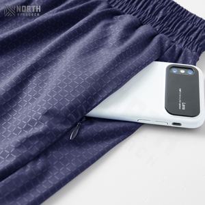 Pantalones Cortos Casuales de Doble Malla para Hombre y Mujer, Secado Rápido, Cierre con Cordón, Tela de Lona, para Verano, Entrenamiento al Aire Libre, Gimnasio, Deportes - Product Image 5