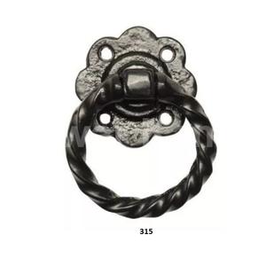 Vente chaude Heavy Duty Noir Métal Rond Poignée De Porte Poignée De Porte Décorative Pour La Maison Cuisine Salle De Bains Porte Utilisation - Product Image 1