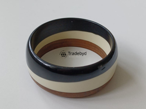 Chic Wooden <b>Bangles</b> for Women Bulk Jewelry for Retail and Export by Tradebyd - Product Image 5
